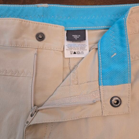 Eddie Bauer Women's Travex Lightweight Hiking Pants Khaki Size 14 - Picture 3 of 10